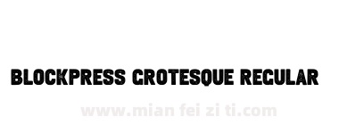 Blockpress Grotesque Regular下载