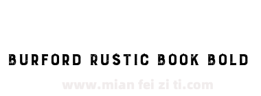 Burford Rustic Book Bold下载