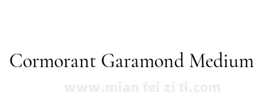 Cormorant Garamond Medium下载