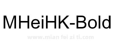 MHeiHK-Bold