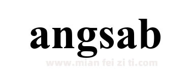 Angsana New Gras下载