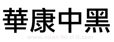 華康中黑下载