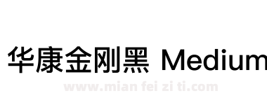 华康金刚黑 Medium下载
