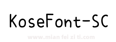 Kose Font SC下载