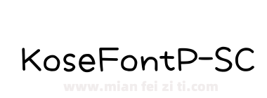 Kose FontP SC下载