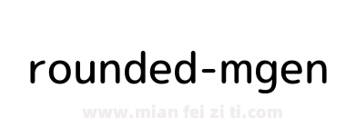 rounded mgenplus 1p medium下载