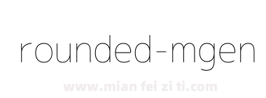 rounded mgenplus 1p thin下载
