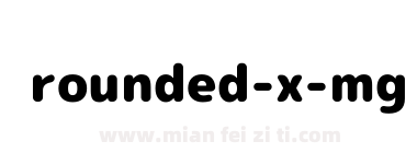 rounded x mgenplus 1p black下载