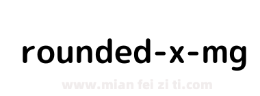 rounded-x-mgenplus-1p-bold