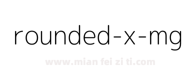 rounded x mgenplus 1p light下载