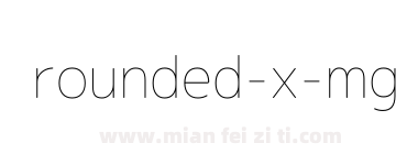 rounded x mgenplus 1p thin下载