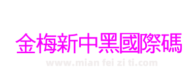 金梅新中黑國際碼下载