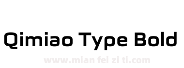 Qimiao Type Bold下载