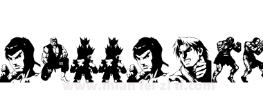Super Street Fighter Hyper Fonting下载