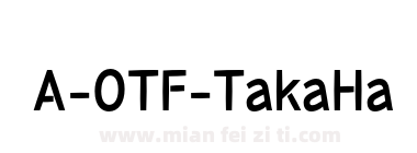 A OTF Taka Hand Std Bold下载