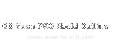 CO Yuen PRC Xbold Outline下载