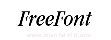 Garamond ITC Book Condensed Italic BT下载