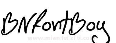 BN Font Boy下载