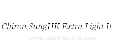 Chiron SungHK Extra Light It下载
