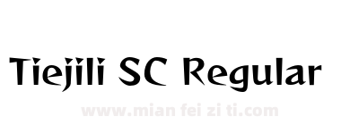Tiejili SC Regular下载