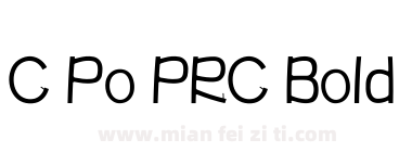 C Po PRC Bold下载