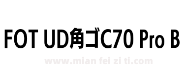 FOT UD角ゴC70 Pro B下载