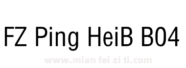 FZ Ping HeiB B04下载