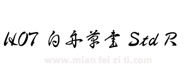 HOT 白舟草書 Std R下载