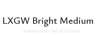 LXGW Bright Medium下载
