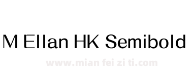 M Ellan HK Semibold下载