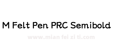 M Felt Pen PRC Semibold下载