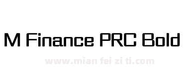 M Finance PRC Bold下载