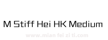 M Stiff Hei HK Medium下载