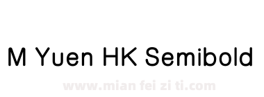 M Yuen HK Semibold下载