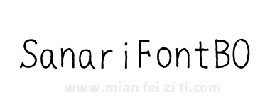 Sanari FontB001下载