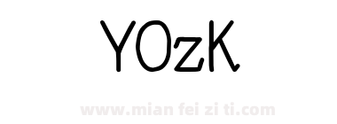 Y Oz FontK Regular下载
