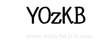 Y Oz FontK Bold下载