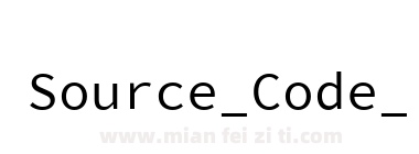 Source_Code_Pro-雅黑 混合体下载