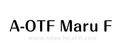 A OTF Maru Folk Pro B下载
