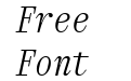 Xanh Mono Italic