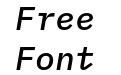 Ibm Plex Mono Medium Italic 09mX