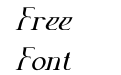 ANDROMEDA Italic