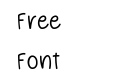 first font3