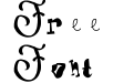 font alphabet