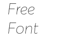 AvertaPE Extrathin Italic AvertaPE Extrathin Italic