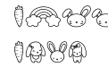 Easter Bunny Doodle Regular