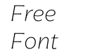 Arpona Thin Italic Arpona Thin Italic