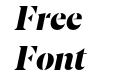 At Gambit Stencil Black Italic