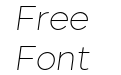 Biotic Extralight Italic