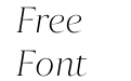 Carot Display Extra Light Italic Carot Display Extra Light Italic
